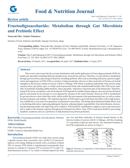 Food & Nutrition Journal