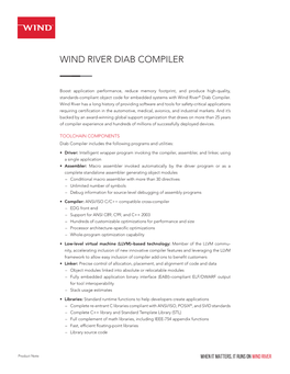 Wind River Diab Compiler