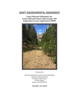 Draft Environmental Assessment