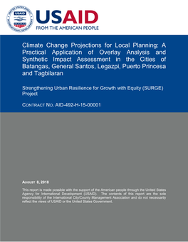 Climate Change Projections for Local Planning