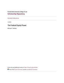 The Federal Equity Power