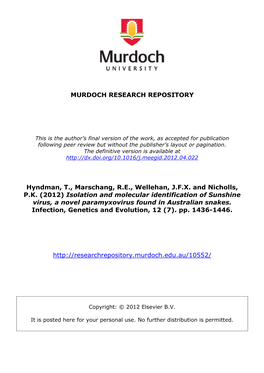 Murdoch Research Repository