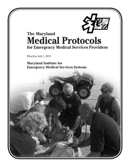 2013 Maryland Medical Protocols