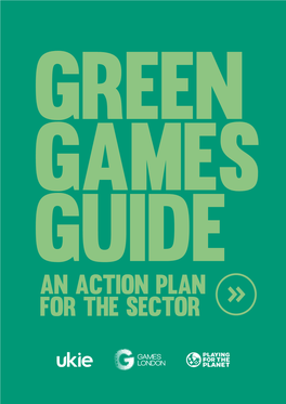 An Action Plan for the Sector Green Games Guide