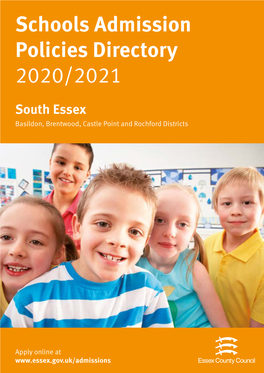 Schools Admission Policies Directory 2020/2021