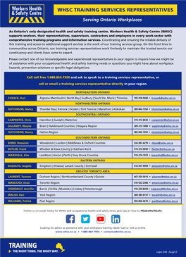 Whsc Training Services Representatives