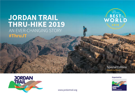 JORDAN TRAIL THRU-HIKE 2019 an EVER-CHANGING STORY #Thrujt