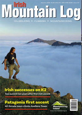 Irish Successes on K2 Patagonia First Ascent