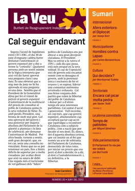 Cal Seguir Endavant