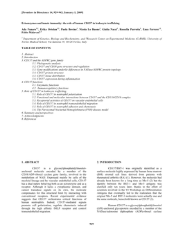 929 Ectoenzymes and Innate Immunity: the Role of Human CD157