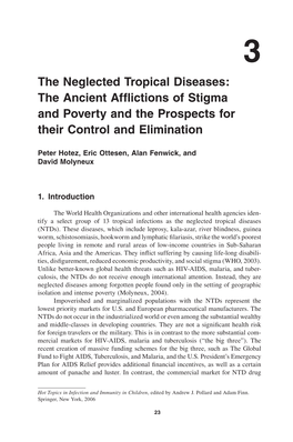 The Neglected Tropical Diseases: the Ancient Afflictions of Stigma And