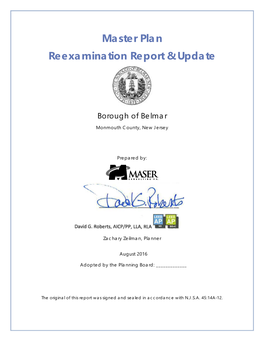Master Plan Reexamination Report & Update