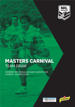 Masters Carnival Team Draw