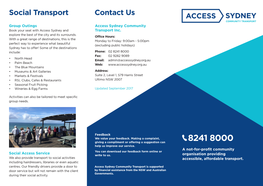 Social Transport Contact Us