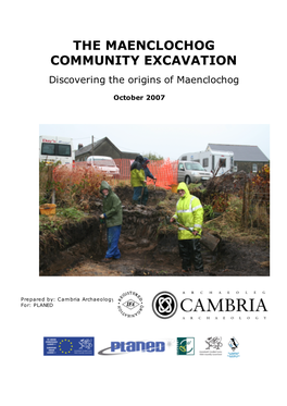 The Maenclochog Community Excavation