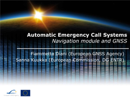 Galileo Program & European GNSS Agency