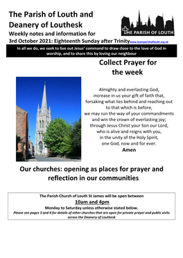 Latest Parish Newsletter