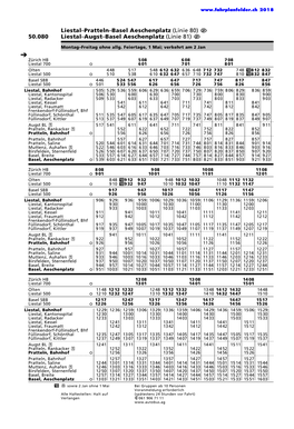 50.080 Liestal–Pratteln–Basel Aeschenplatz (Linie