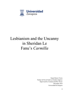 Lesbianism and the Uncanny in Sheridan Le Fanu's Carmilla