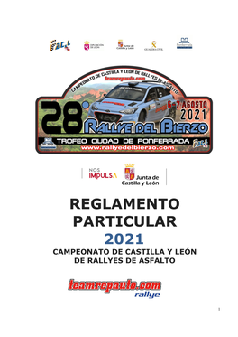 Reglamento Particular 2021