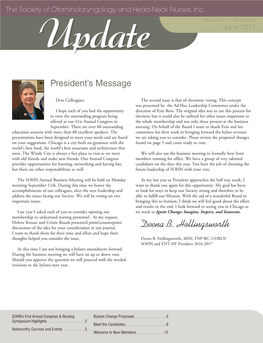 Deena B. Hollingsworth I Want to Thank Them for Their Time and Effort and Hope Their Thoughts Helped You Consider the Issue