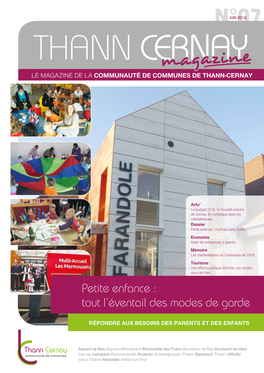 Magazine De La Communauté De Communes De Thann-Cernay