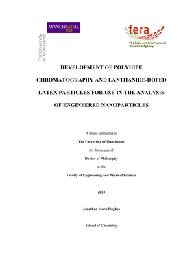 Development of Polyhipe Chromatography And