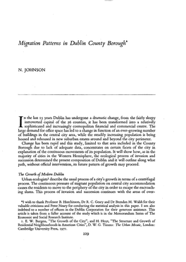 Migration Patterns in Dublin County Borough