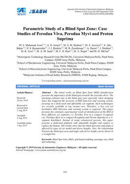 Case Studies of Perodua Viva, Perodua Myvi and Proton Suprima