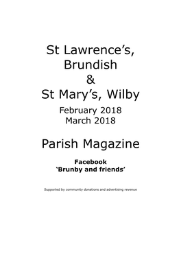 St Lawrence's, Brundish & St Mary's, Wilby Parish