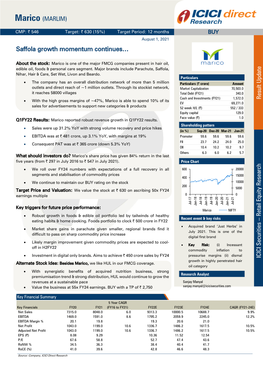 ICICI Securities – Retail Equity Research Result Update Marico