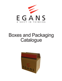 Boxes and Packaging Catalogue