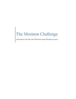 The Mormon Challenge