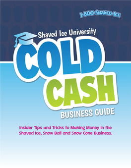 Insider Tips and Tricks to Making Money in the Shaved Ice, Snow Ball and Snow Cone Business