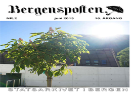 Bergensposten Nr. 2/2013
