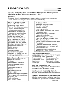 Propylene Glycol