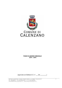 PAC 2014 Calenzano