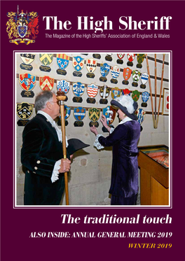 The Traditional Touch ALSO INSIDE: ANNUAL GENERAL MEETING 2019 WINTER 2019 ANTONIA PUGH-THOMAS
