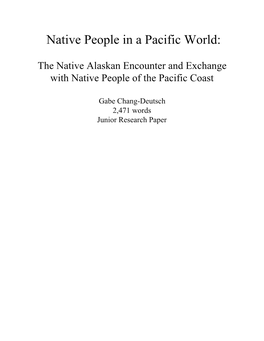 Native People in a Pacific World