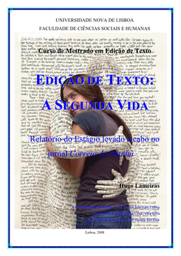 Edição De Texto a Segunda Vida