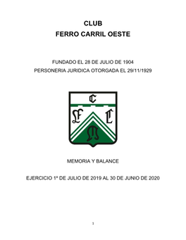 Club Ferro Carril Oeste