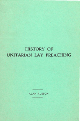 History Ian Lay of Preaching