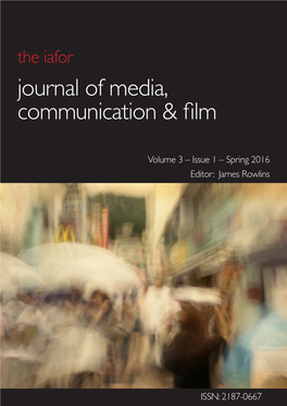 The Iafor Journal of Media, Communication & Film