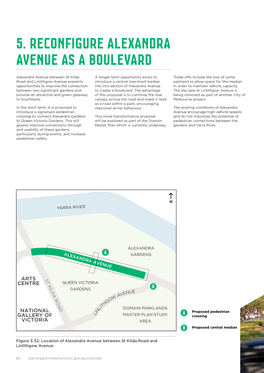 5. Reconfigure Alexandra Avenue As a Boulevard