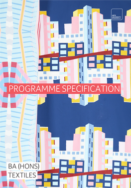 Programme Specification