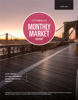 Monthly Market Report