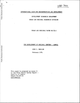 World Bank Document