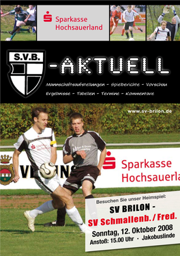 Aktuell Mannschaftsaufstellungen - Spielberichte - Vorschau