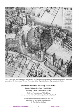 Shell Keeps at Carmarthen Castle and Berkeley Castle