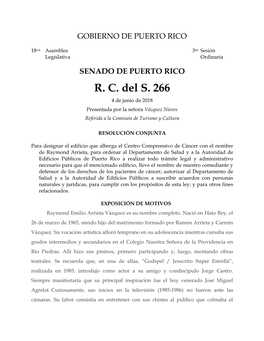 Senado De Puerto Rico R